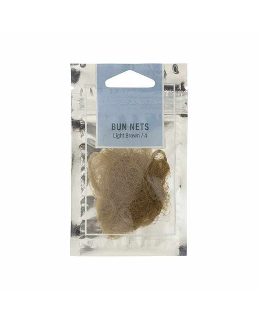 Mae Bun Net Light Brown 4pk