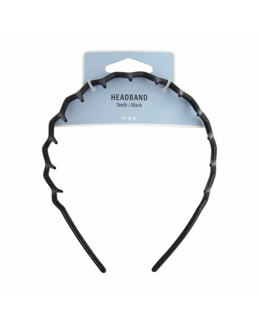 Mae Headband Teeth Black