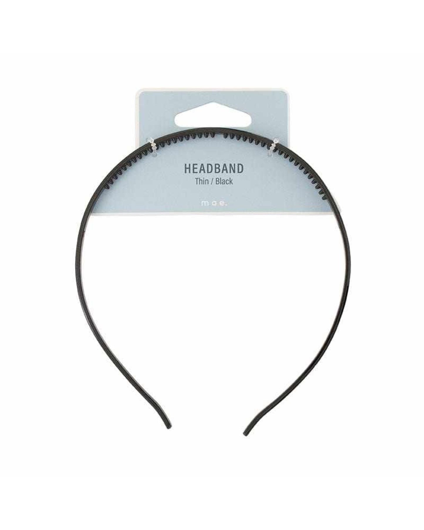 Mae Headband Thin Black