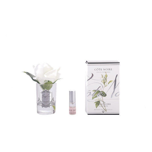 Cote Noire, Real Touch Flower, flower, decor, diffuser, Rose,  In Ivory White