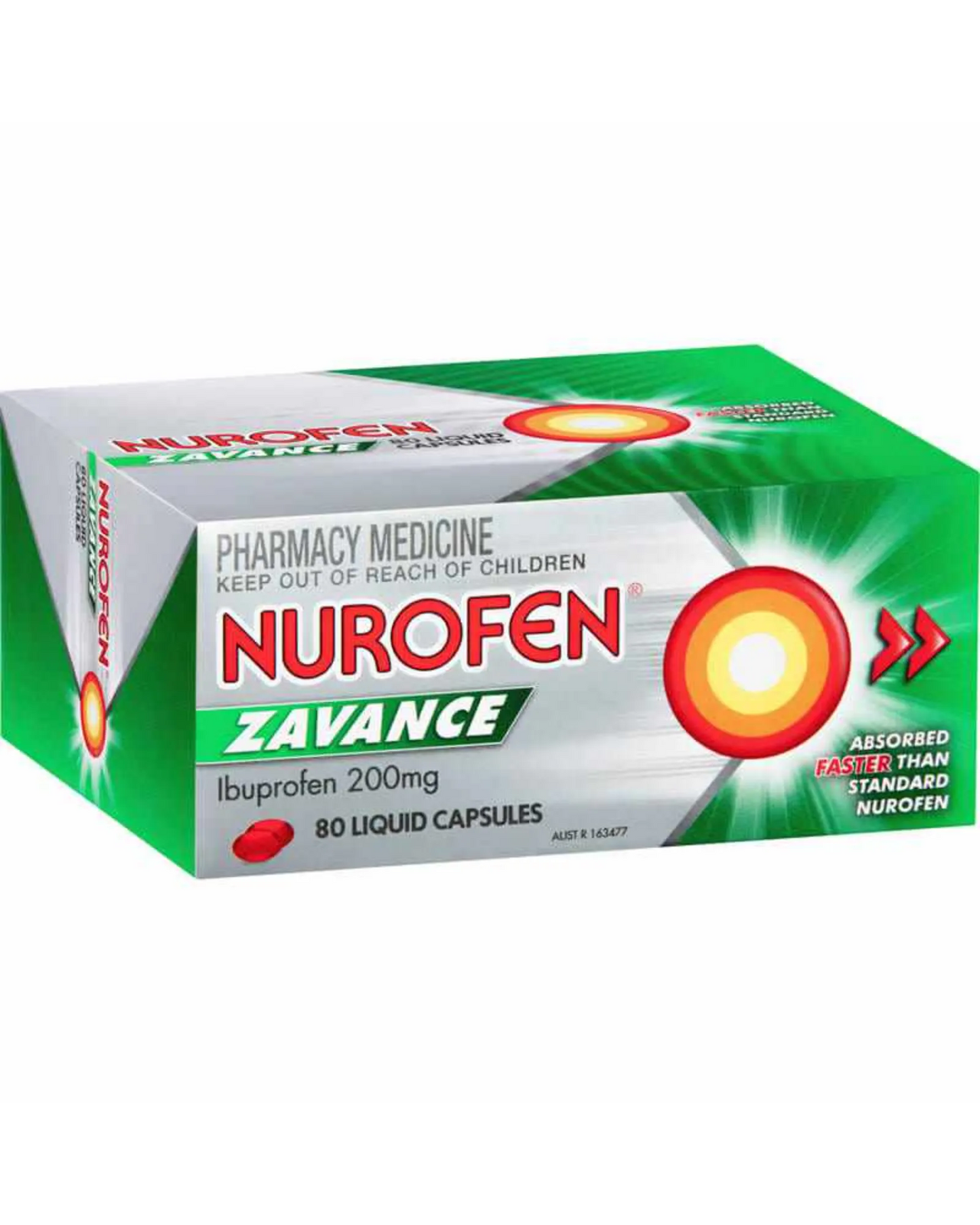 Nurofen Zavance Liquid Capsules 80s