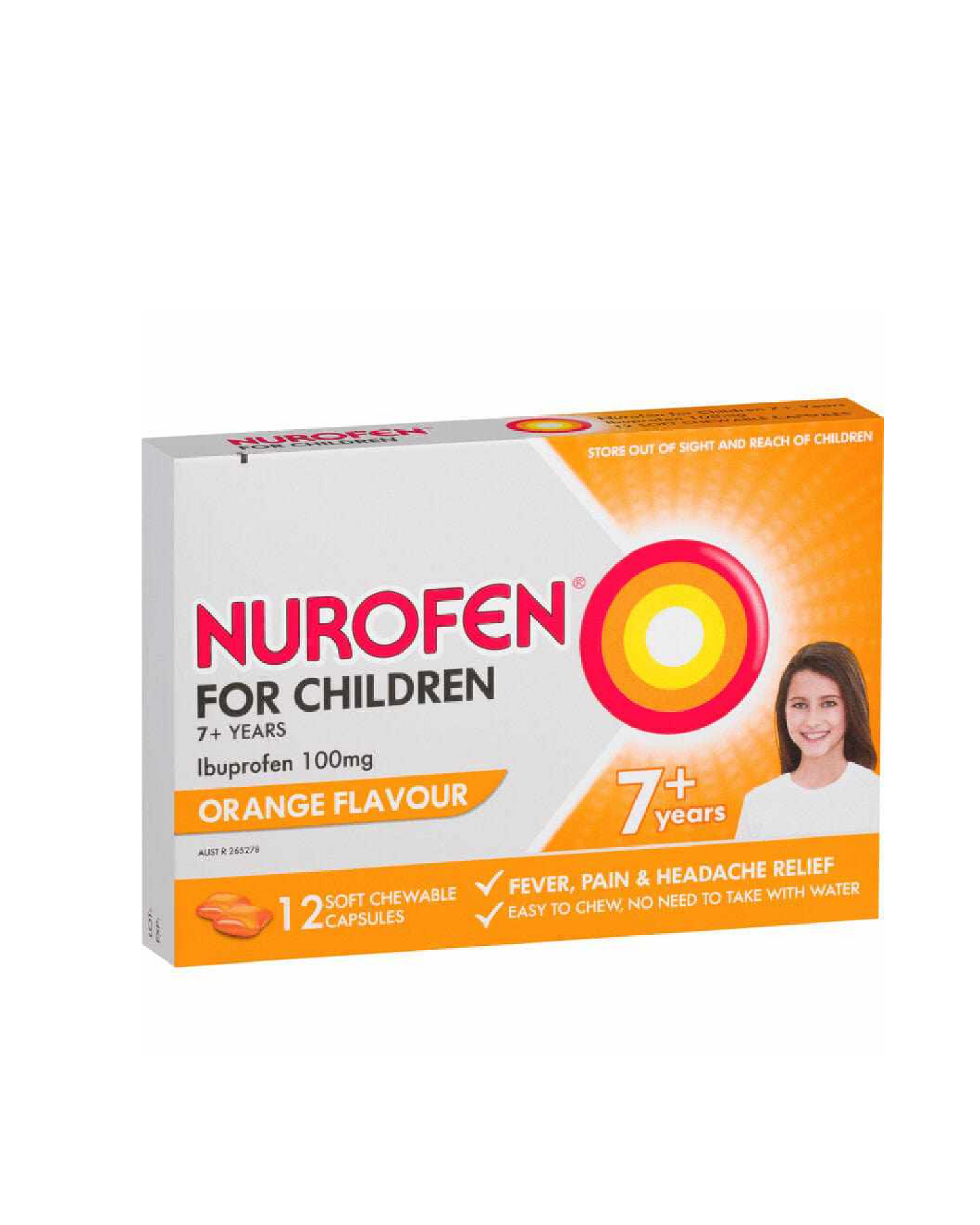 Nurofen Child 7+ Years Chew Orange 12s