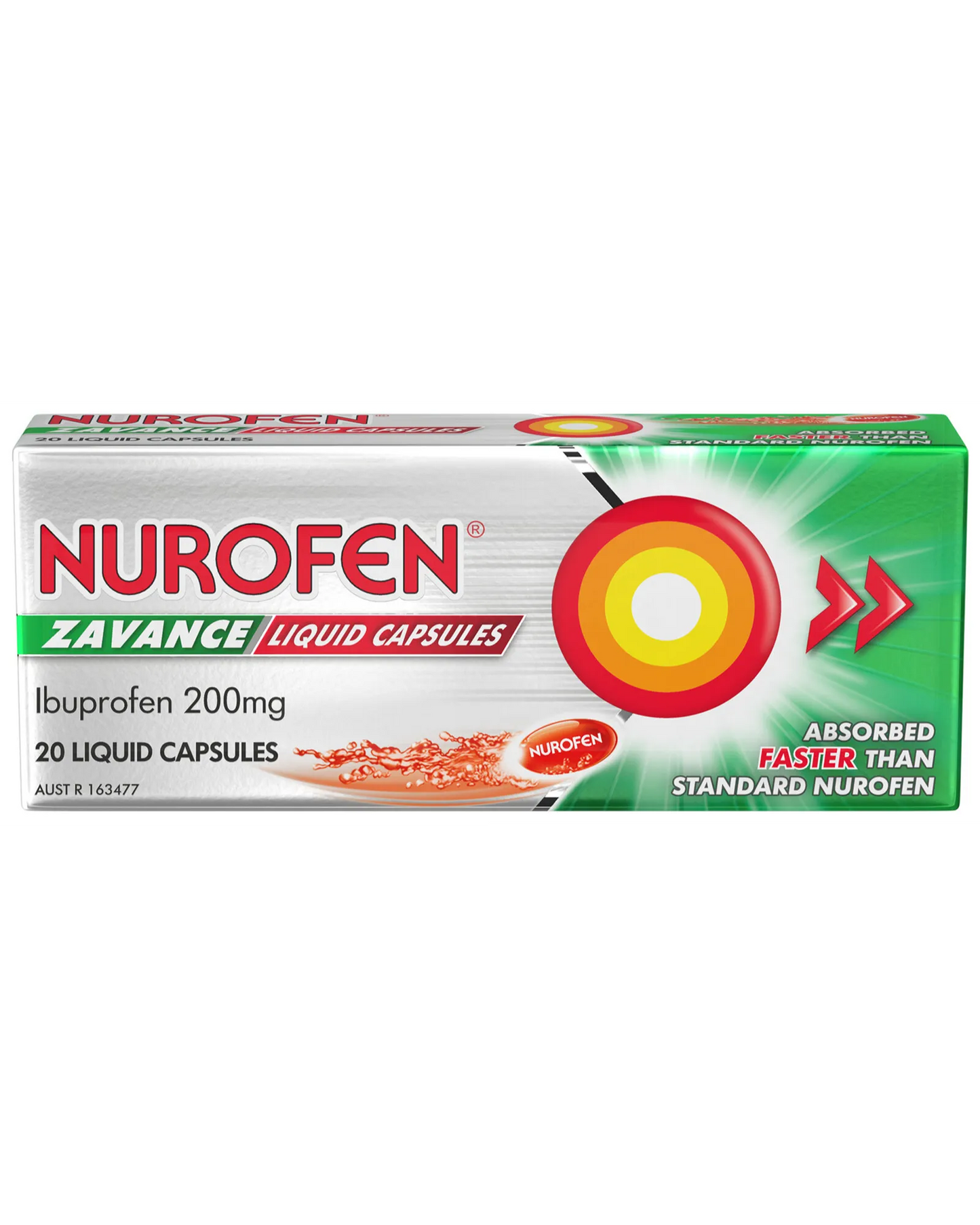 Nurofen Zavance Liquid Capsules 20s