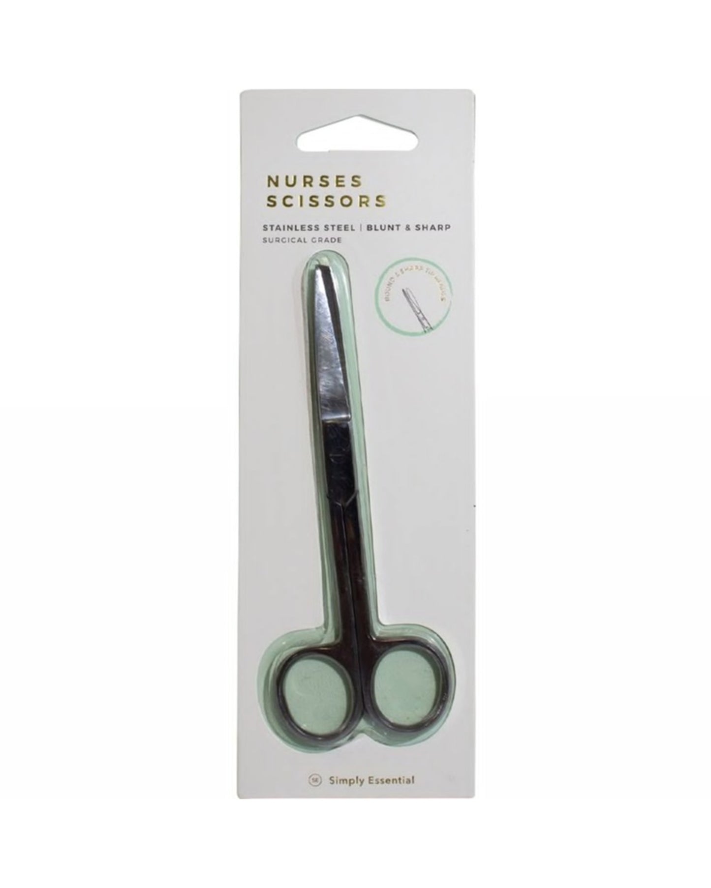 Simply Essential Nurse Scissors Blunt/Sharp