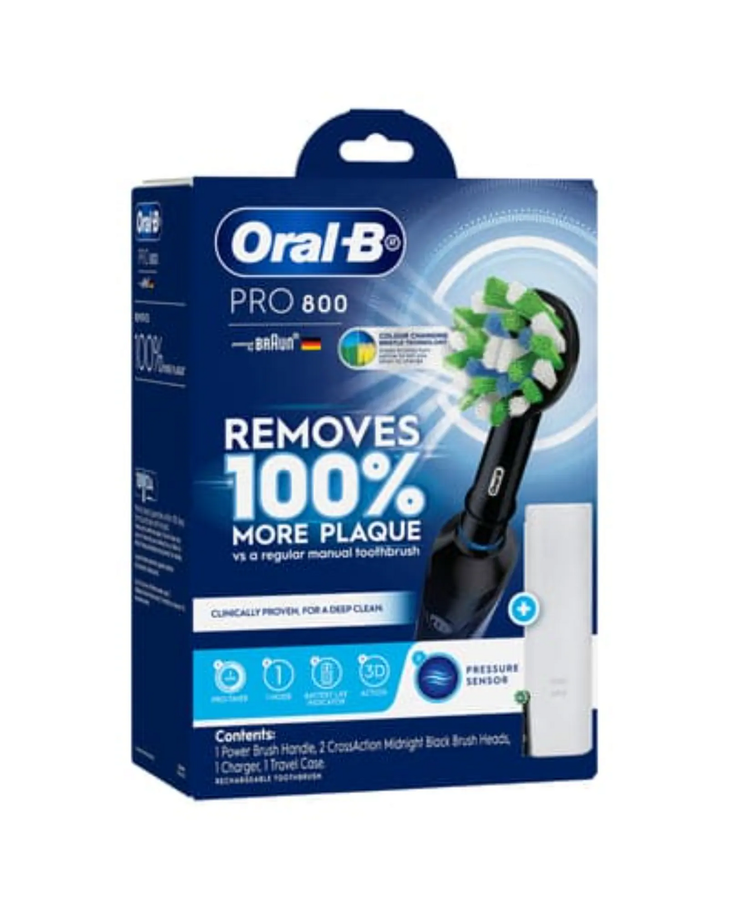 Oral-B Pro 800 Cross Action + Case Black