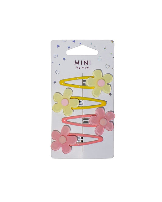 Mini By Mae One Touch Clips Flower 4pk