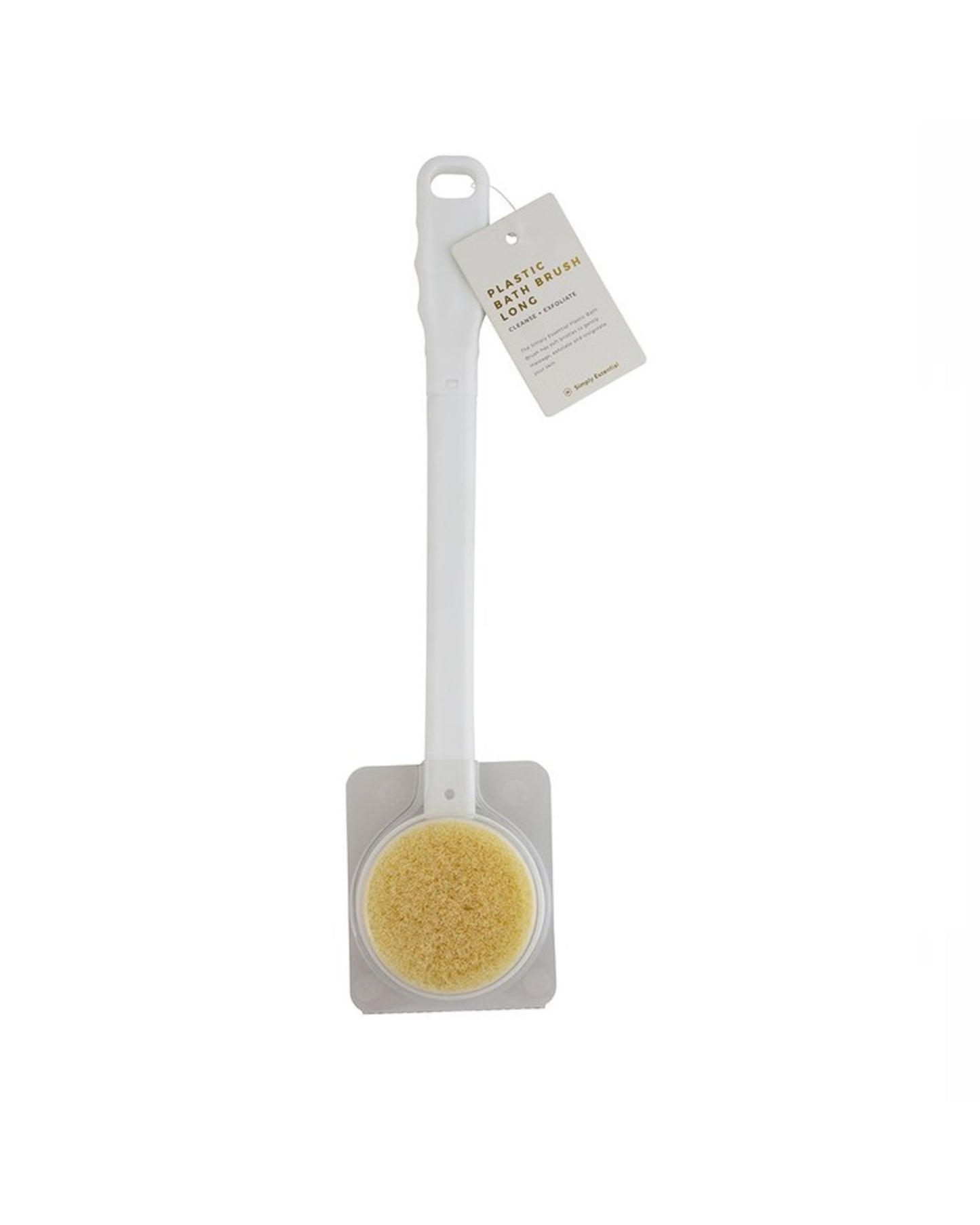 Simply Essential Bath Brush Handle White