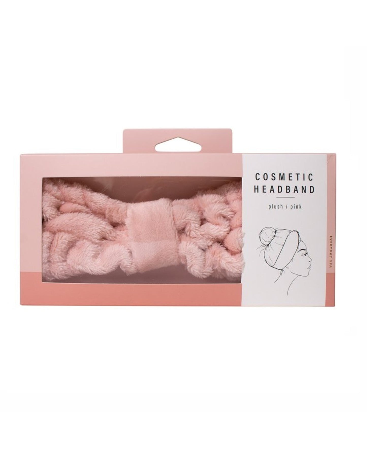 Simply Essential Plush Cosmetic Headband Pink