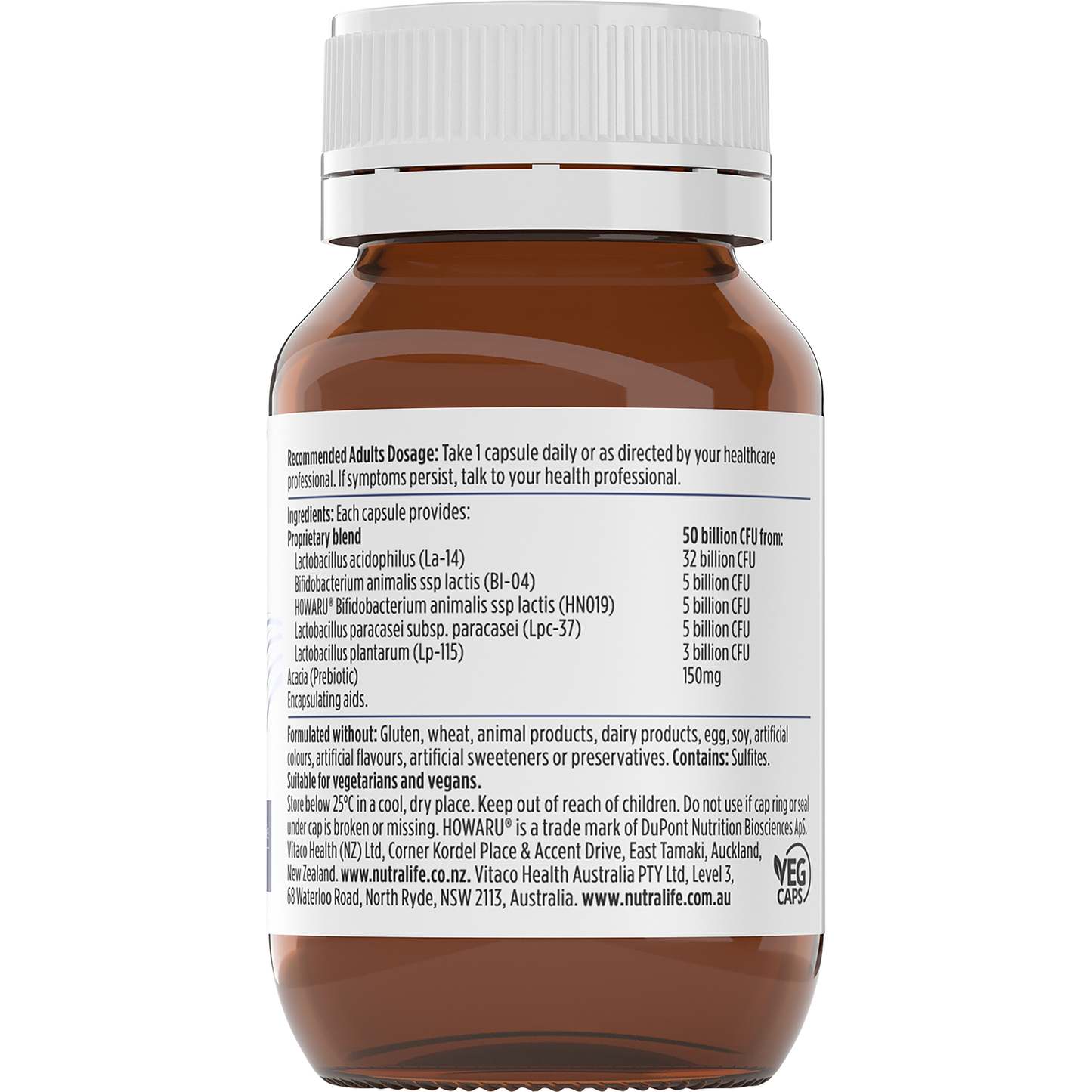 Nutra-Life ProBiotica High Potency 50 Billion 30 capsules