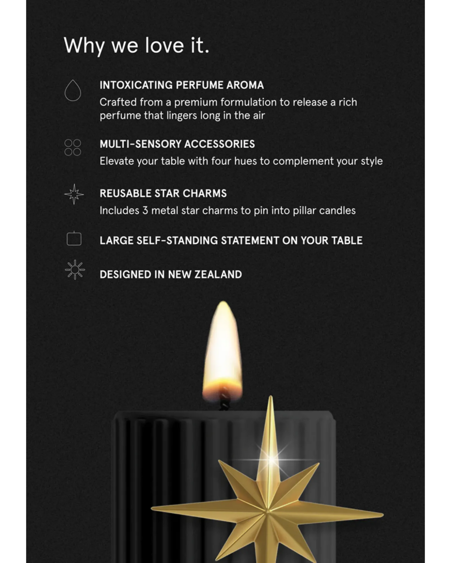 Smith&Co Tabac & Cedar Wood Pillar Candle 250g