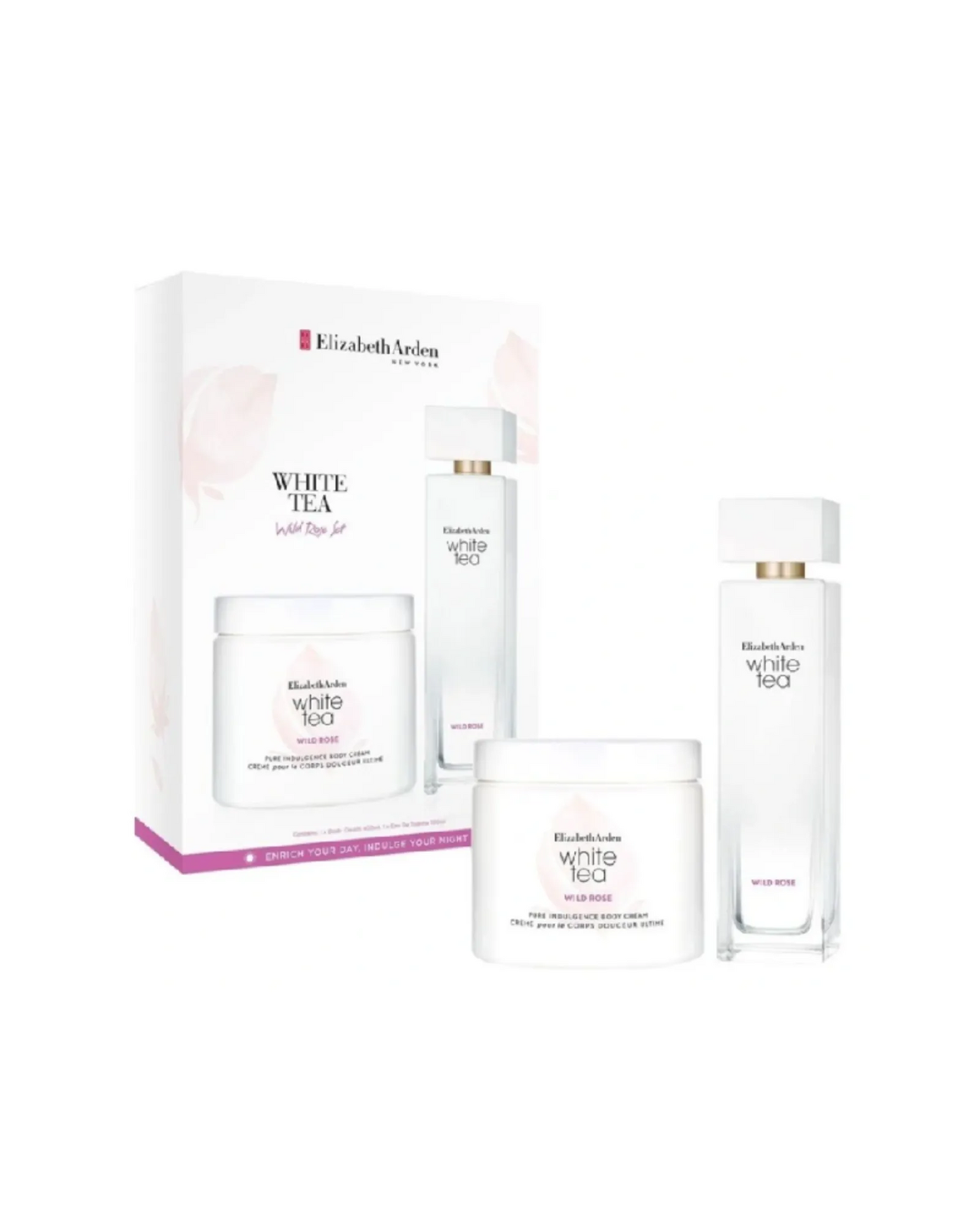 White Tea Wild Rose EDT 100ml Gift Set