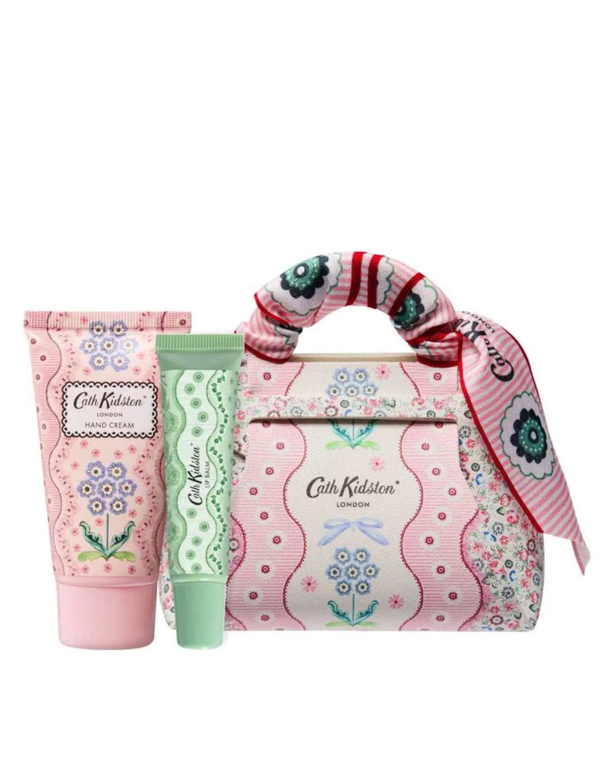 Cath Kidston Woven Flower Mini Hand & Lip Bag 2pc