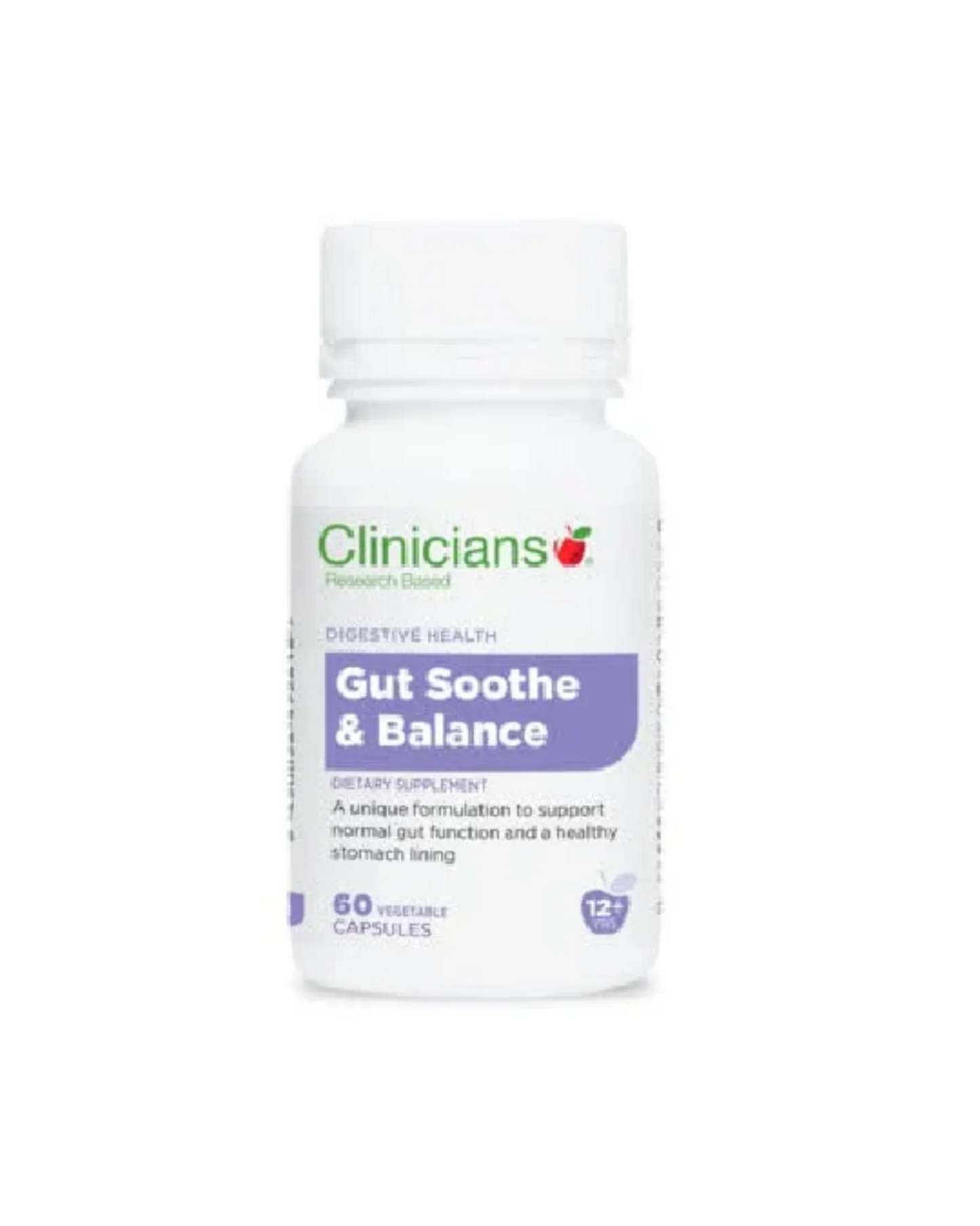 Clinicians Gut Soothe & Balance Vege Capsules 60s