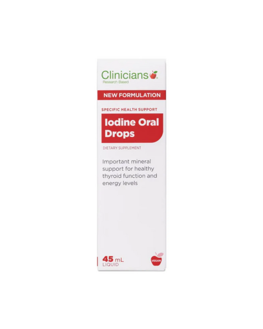 Clinicians Iodine Oral Drops 45ml
