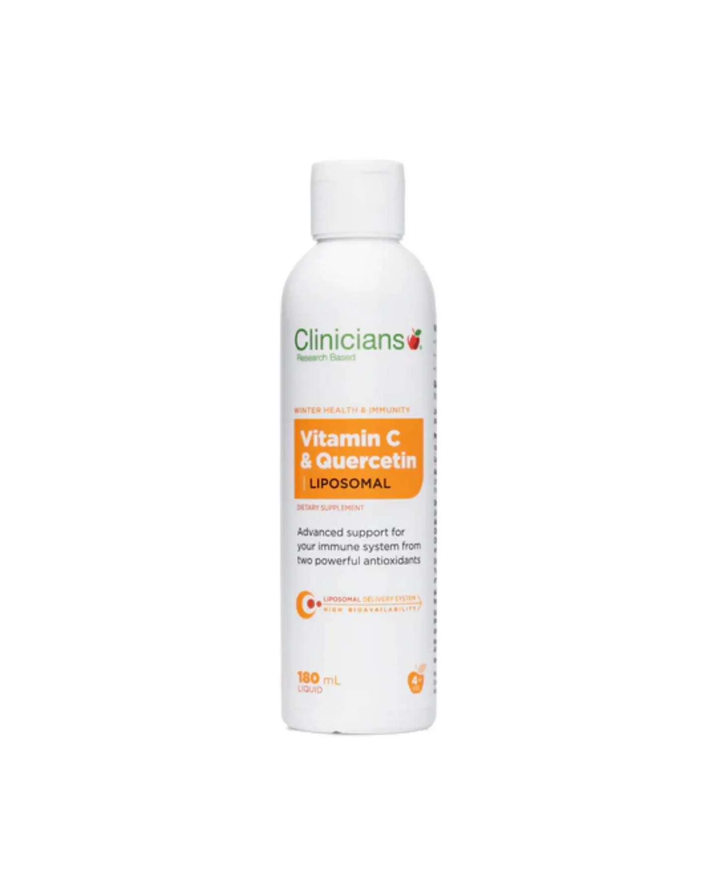 Clinicians Liposomal Vitamin C & Quercetin Liquid 180ml