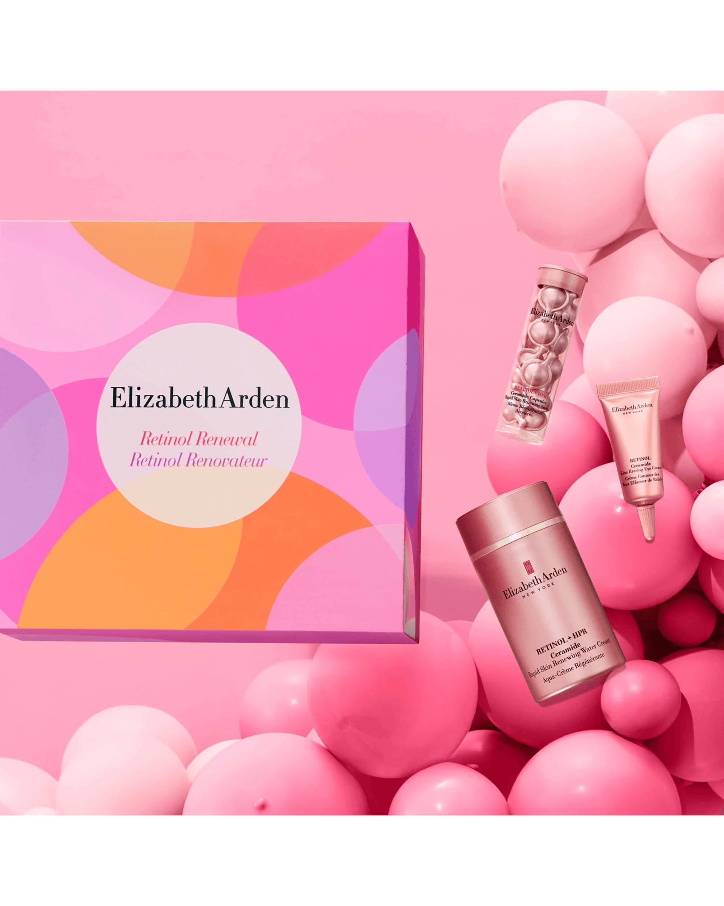 Elizabeth Arden Smooth, Repair, and Firm Retinol Water Cream 3-Piece Gift Set