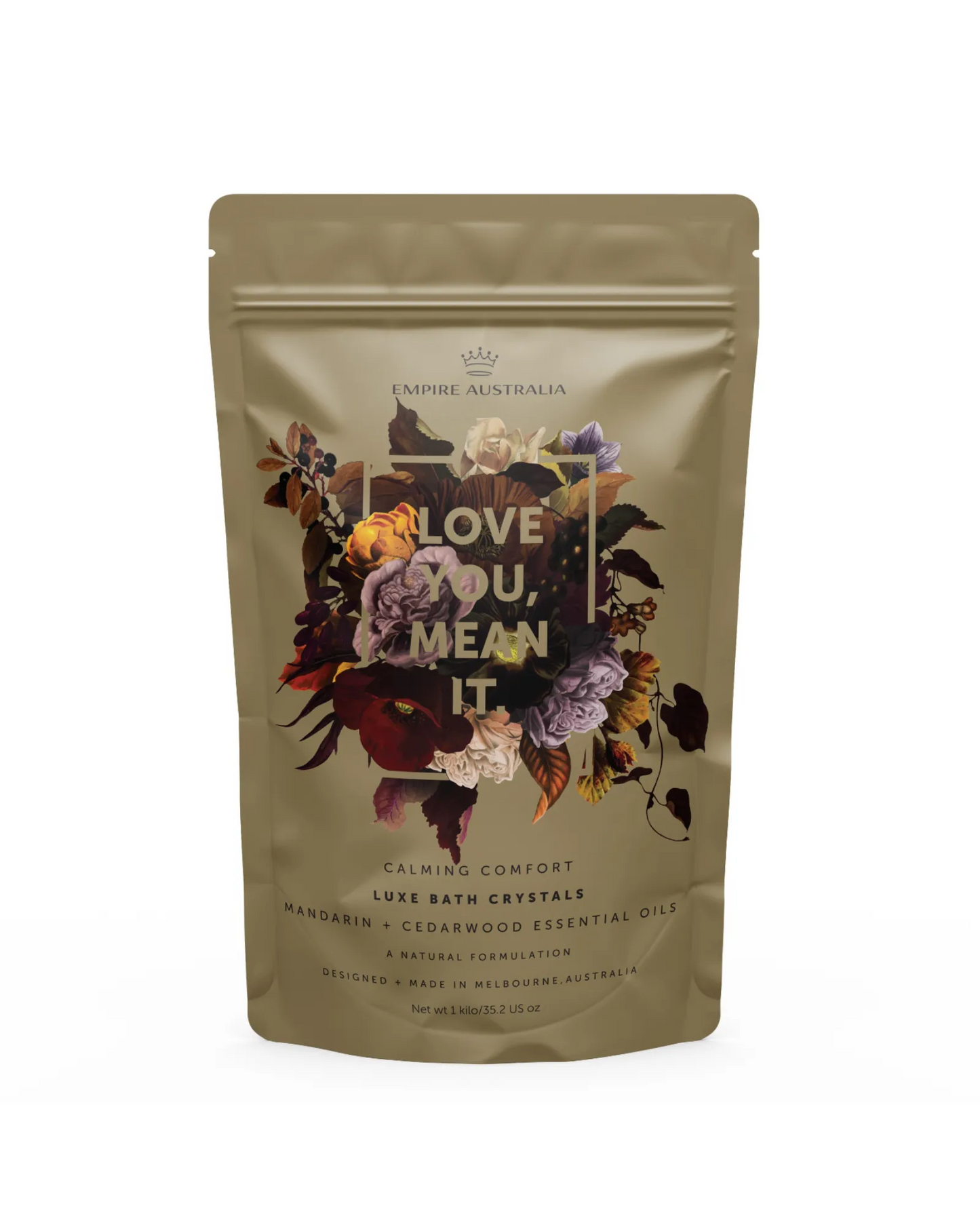 Affirmations "Love You Mean It" Mandarin & Cedarwood Bath Salts