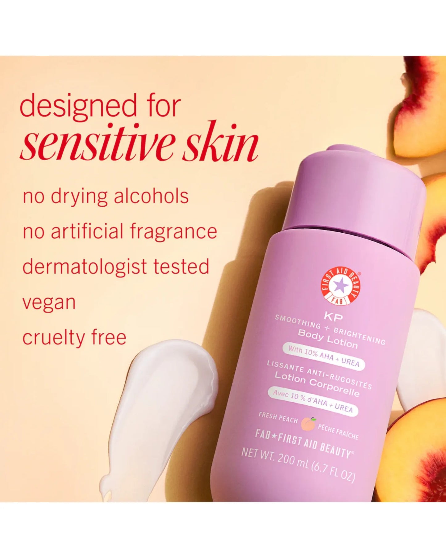 KP Smoothing + Brightening Body Lotion Fresh Peach 200ml