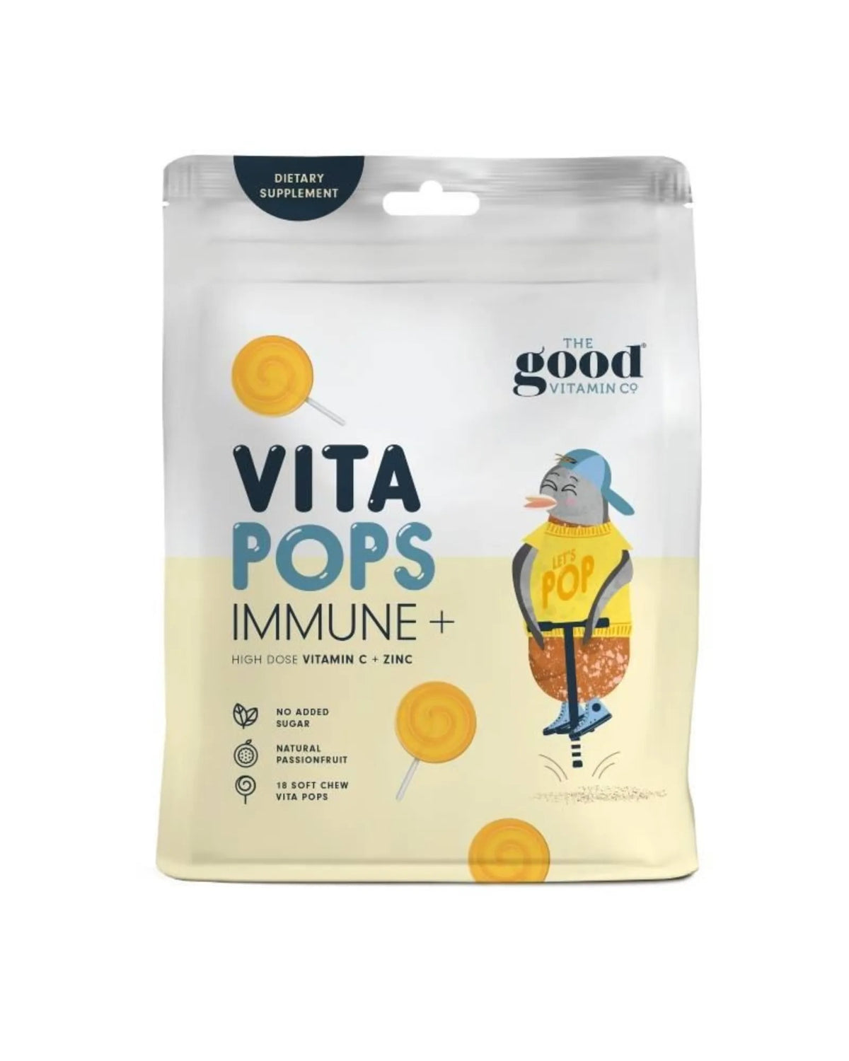 Vita Pops Immune+ Lollipops 12pk