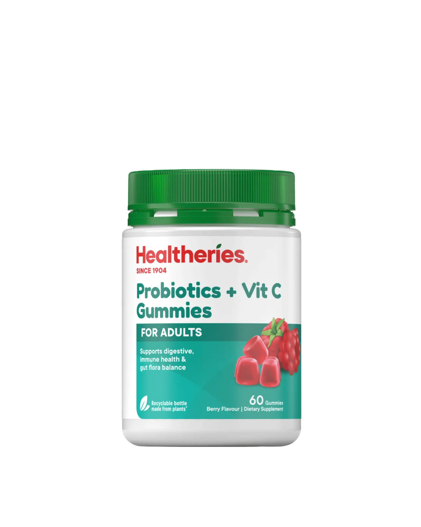 Healtheries Adult Probiotics + Vit C 60 Gummies