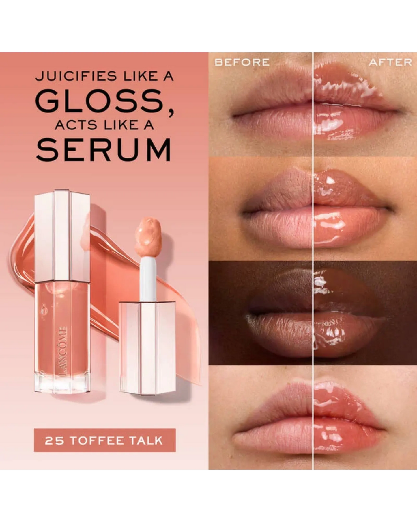 Lip Idole Juicy Lip Oil Gloss 25 Toffee Talk