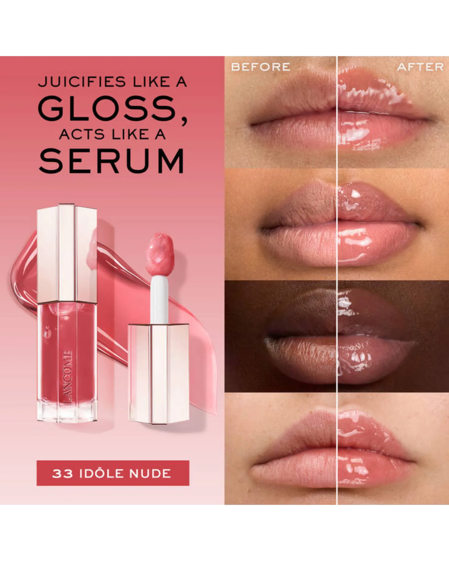 Lip Idole Juicy Lip Oil Gloss 33 Idole Nude