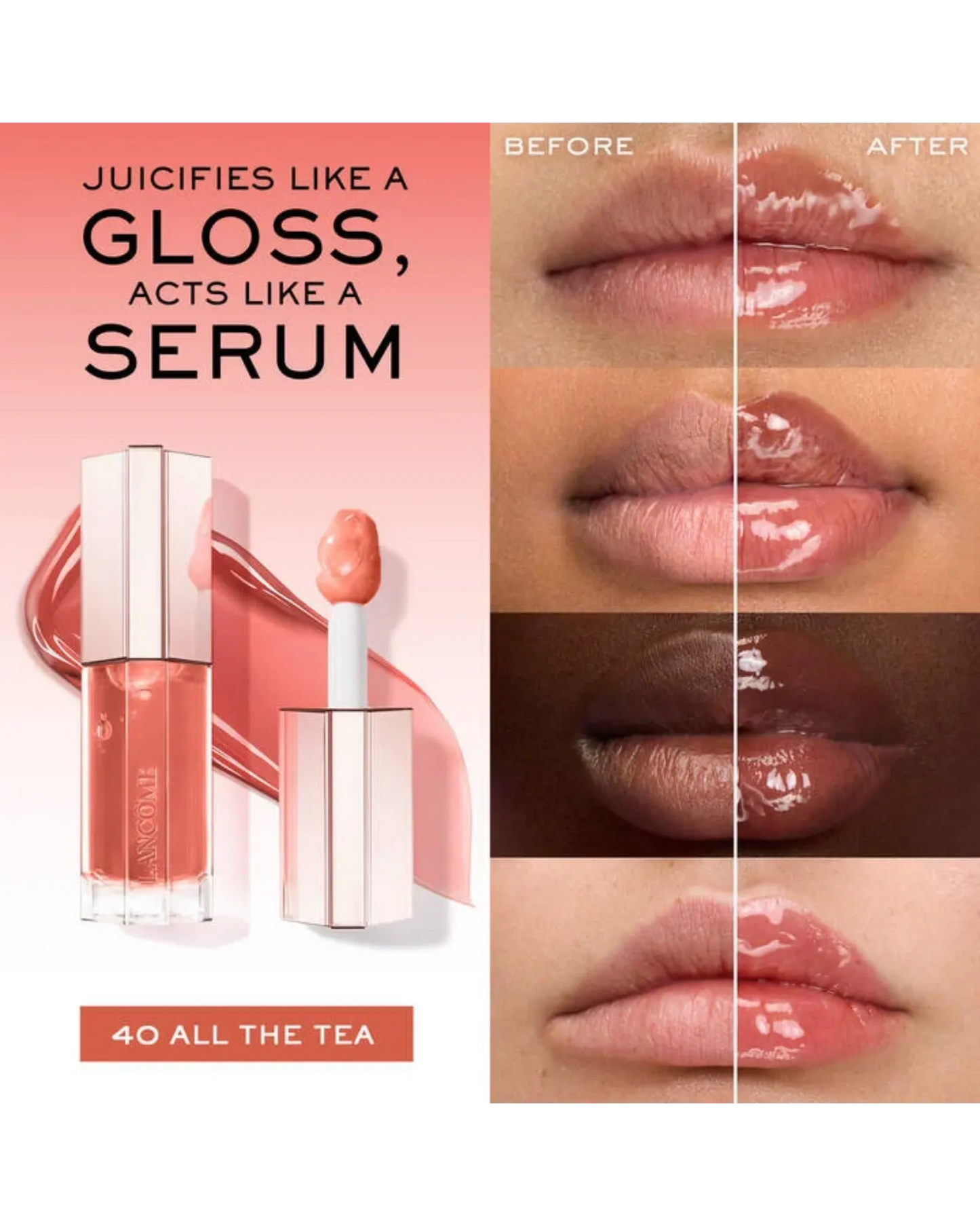 Lip Idole Juicy Lip Oil Gloss 40 All The Tea