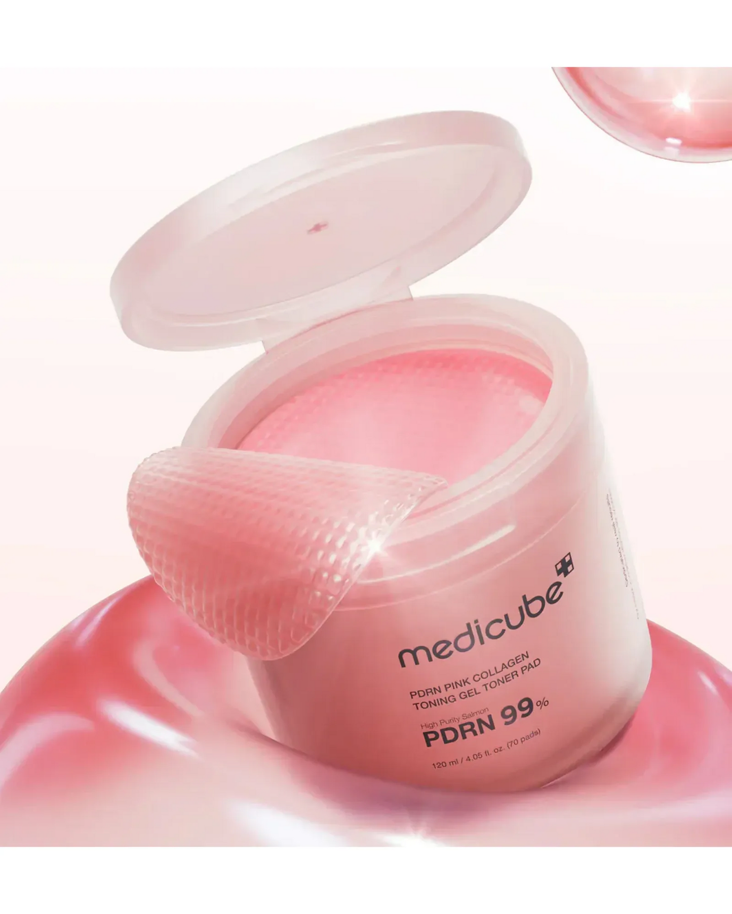 Medicube PDRN Pink Collagen Gel Toner Pad 70 Pads