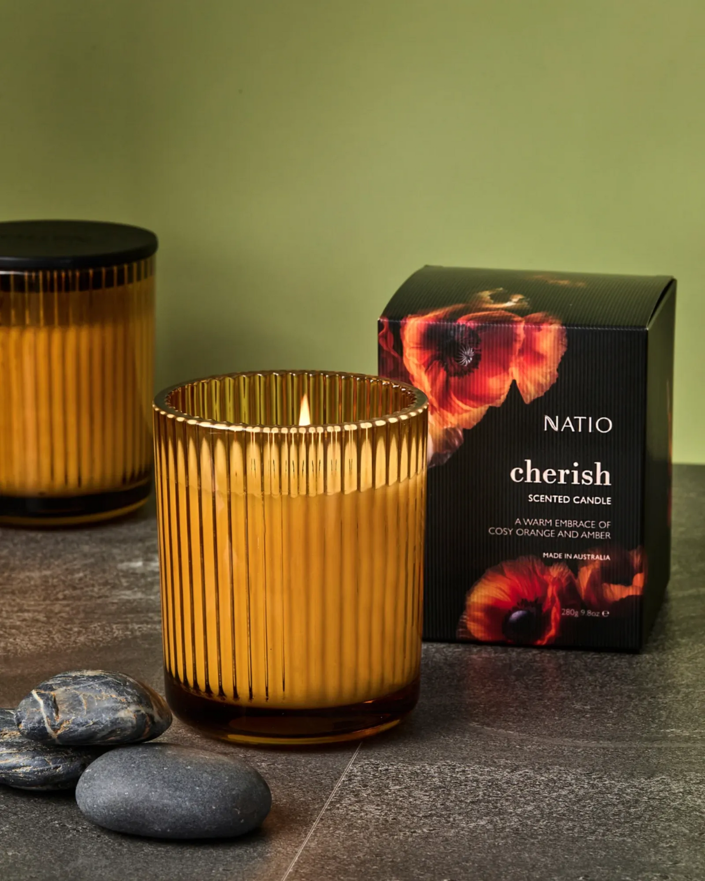 Natio Cherish Scented Candle 280g