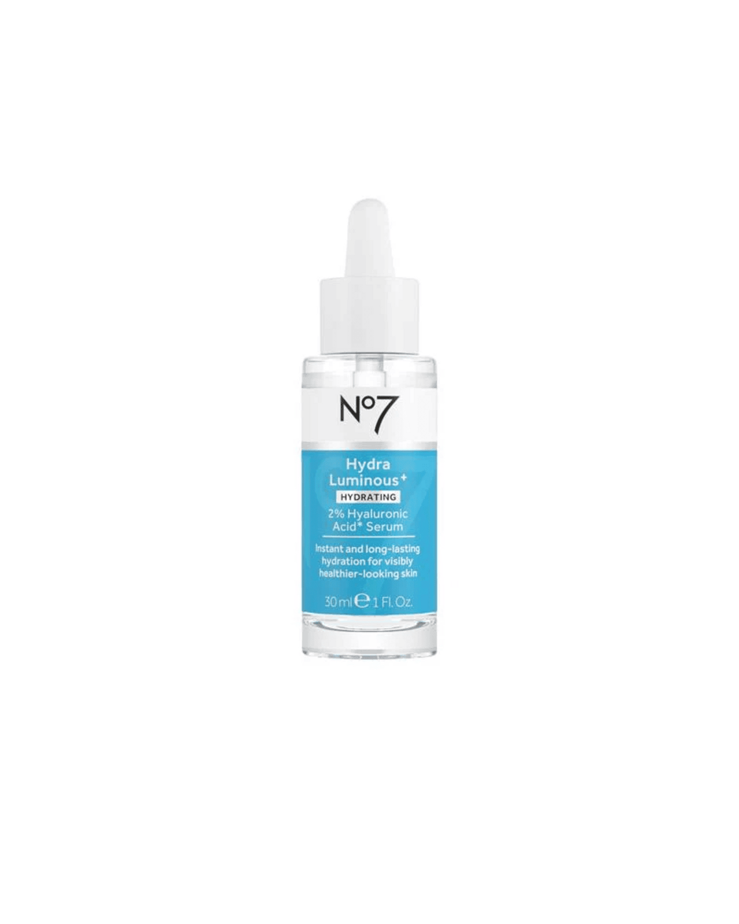 No7 HydraLuminous+ Hydrating 2% Hyaluronic Acid Serum 30ml