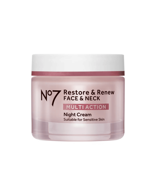 No7 Restore & Renew Face & Neck Multi Action Night Cream 50ml