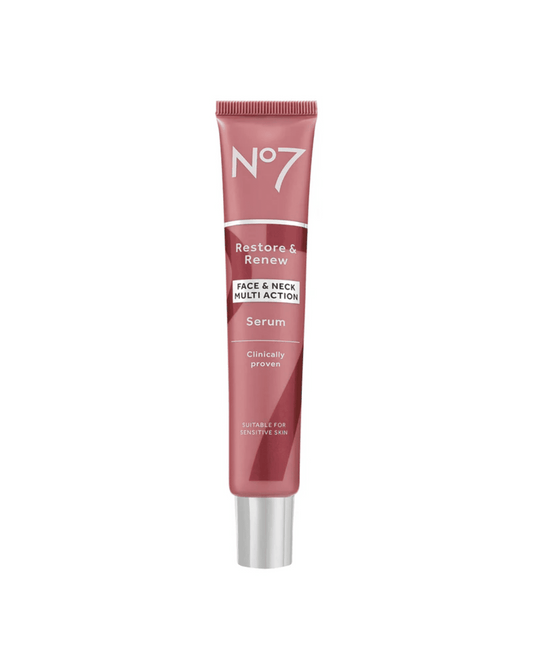 No7 Restore & Renew Face & Neck Multi Action Serum 30ml