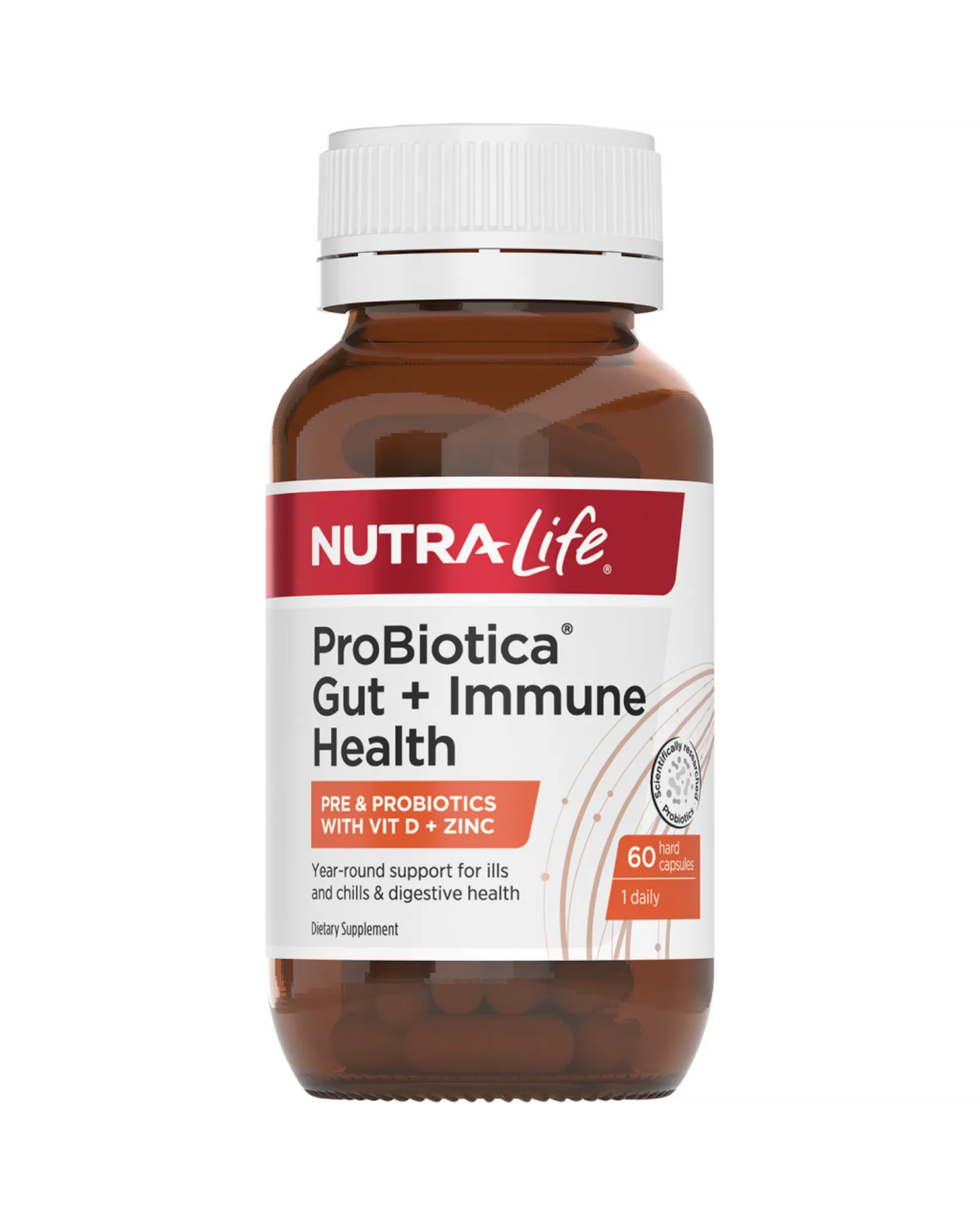 Nutra-Life ProBiotica Gut + Immune Health 60 Capsules