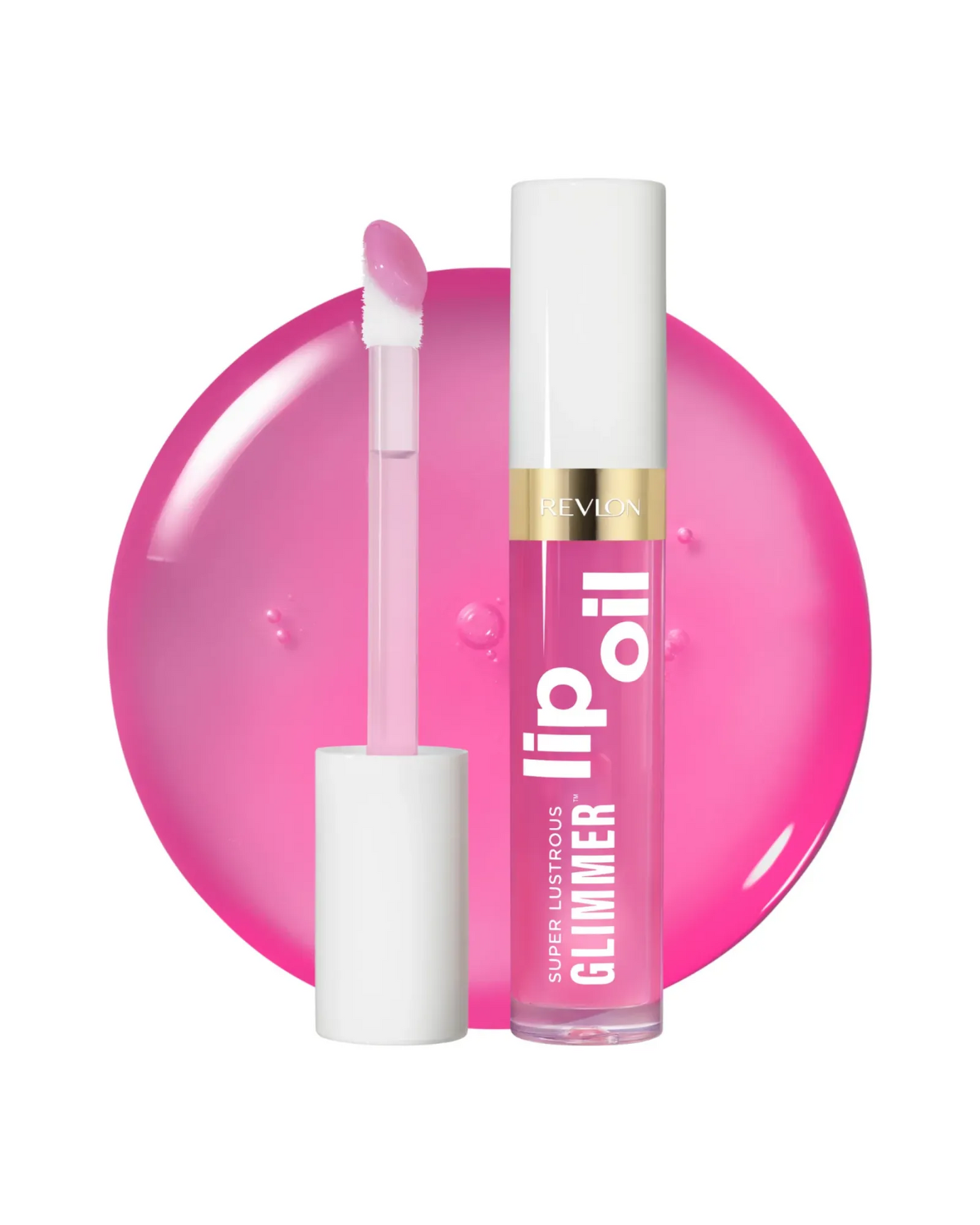 Revlon Super Lustrous Glimmer Lip Oil Gone Rose