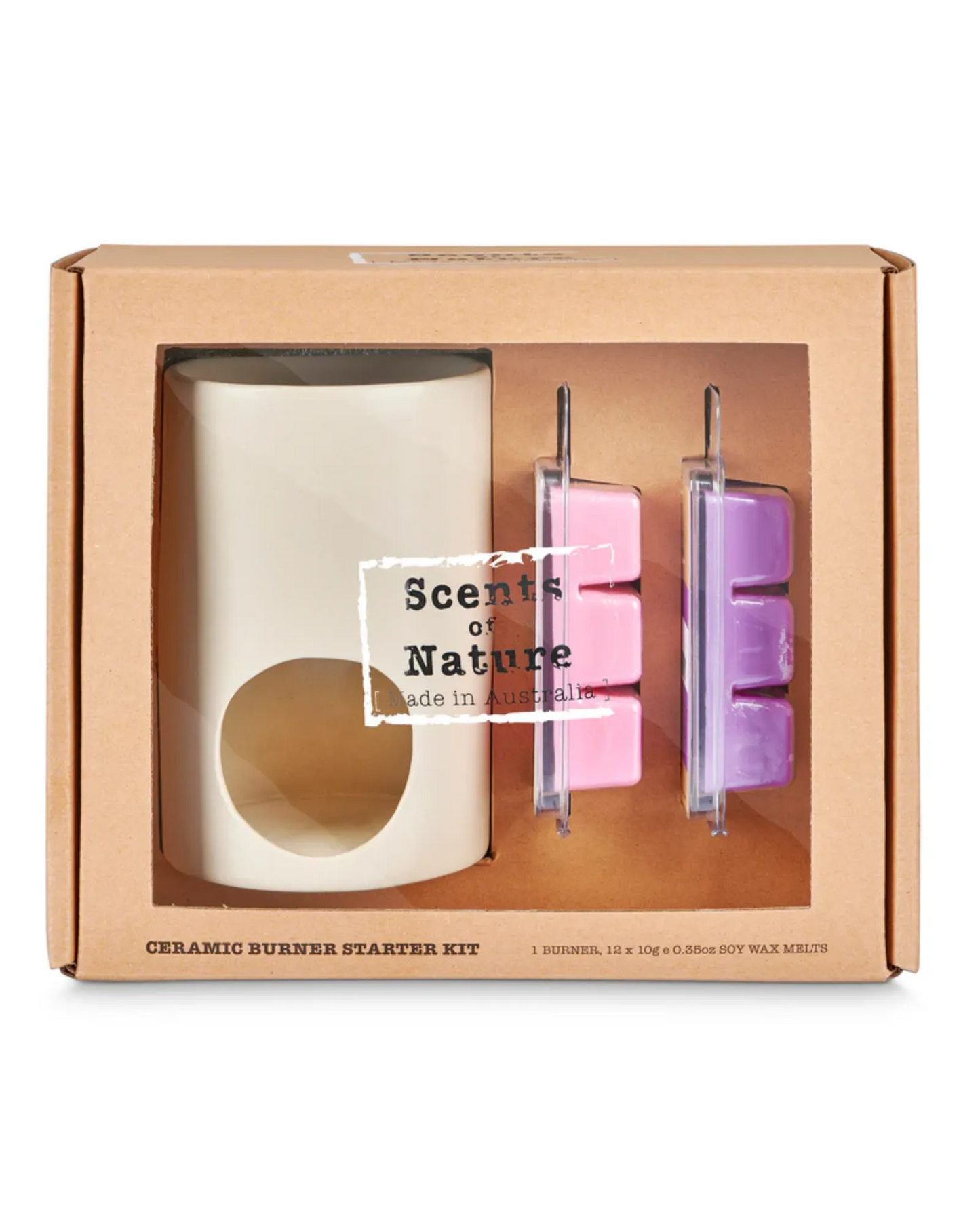 Scents of Nature Ceramic Wax Melt Burner and Wax Melt Set