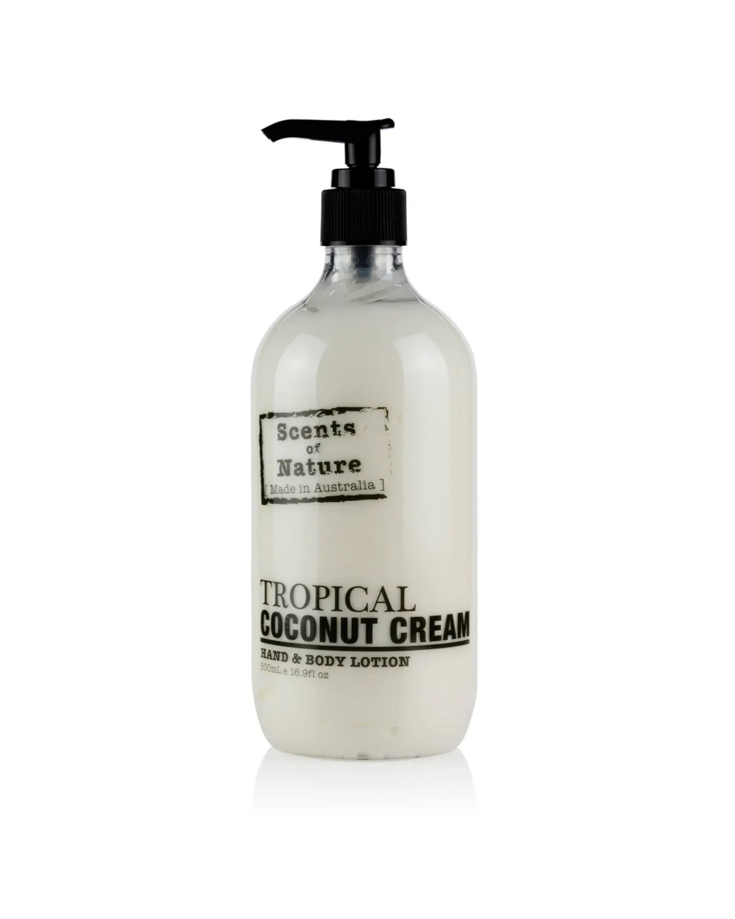Scents of Nature Tropical Coconut Cream Hand & Body Lotion 500ml