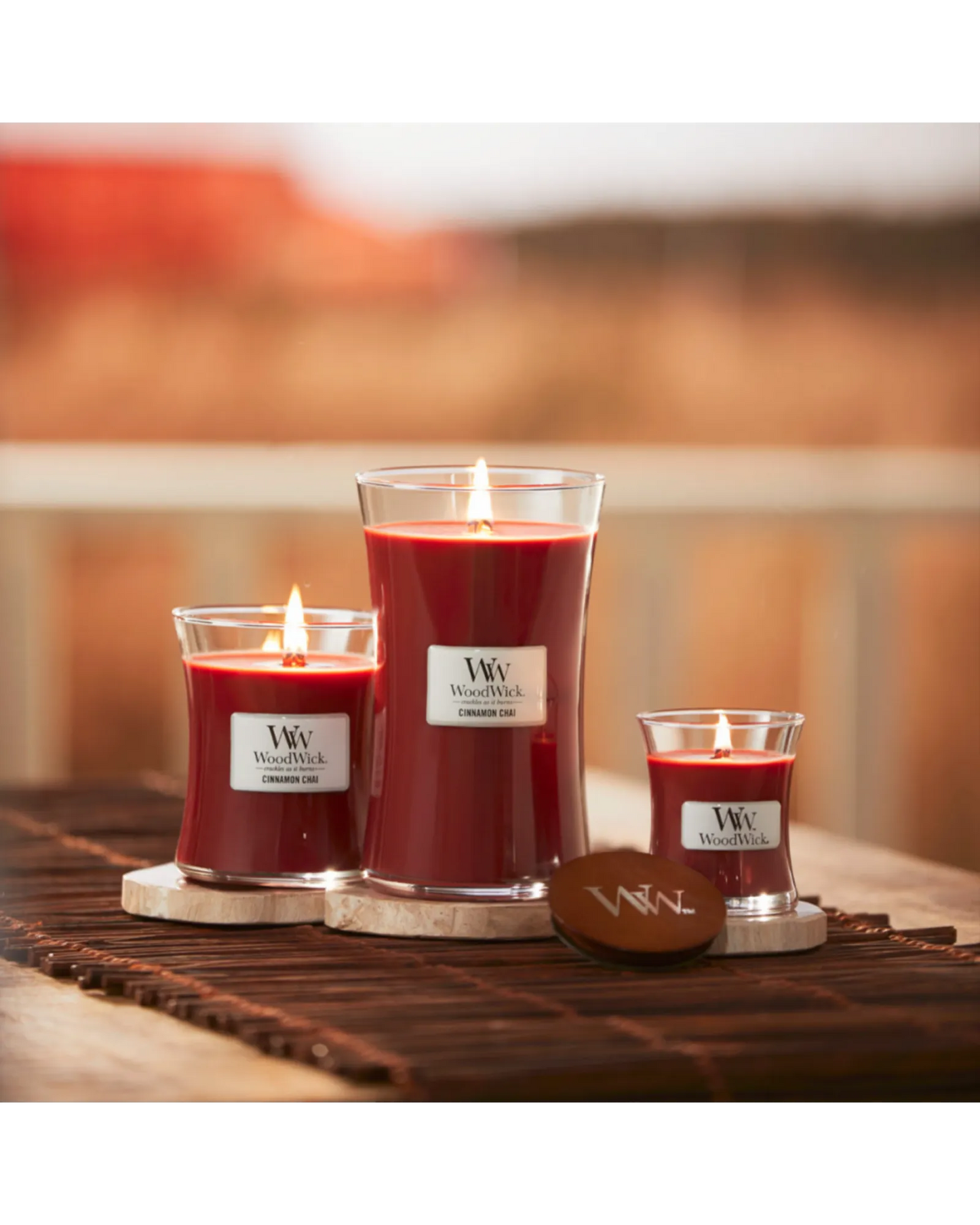 WoodWick Candle Cinnamon Chai Medium