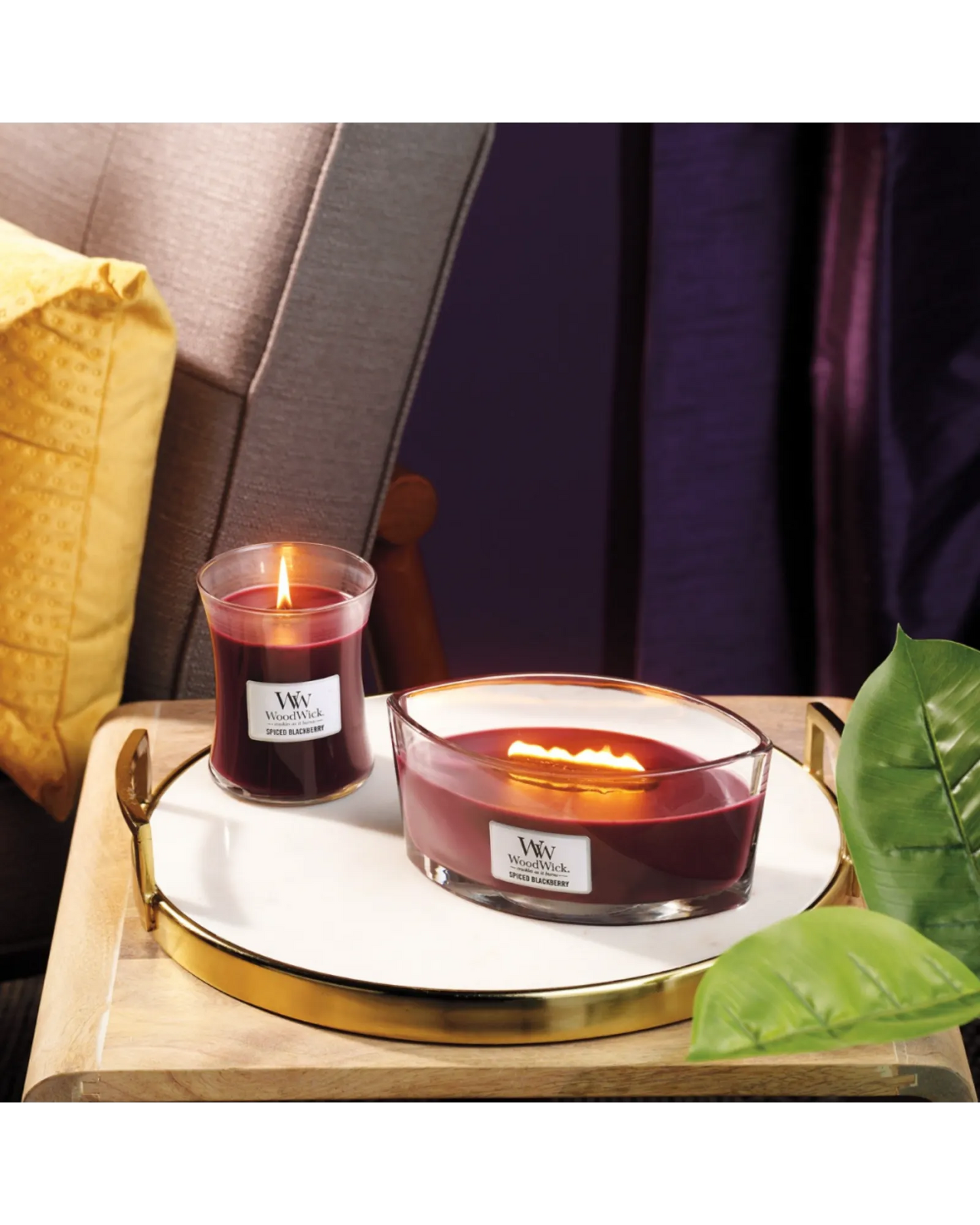 WoodWick Candle Spiced Blackberry Medium