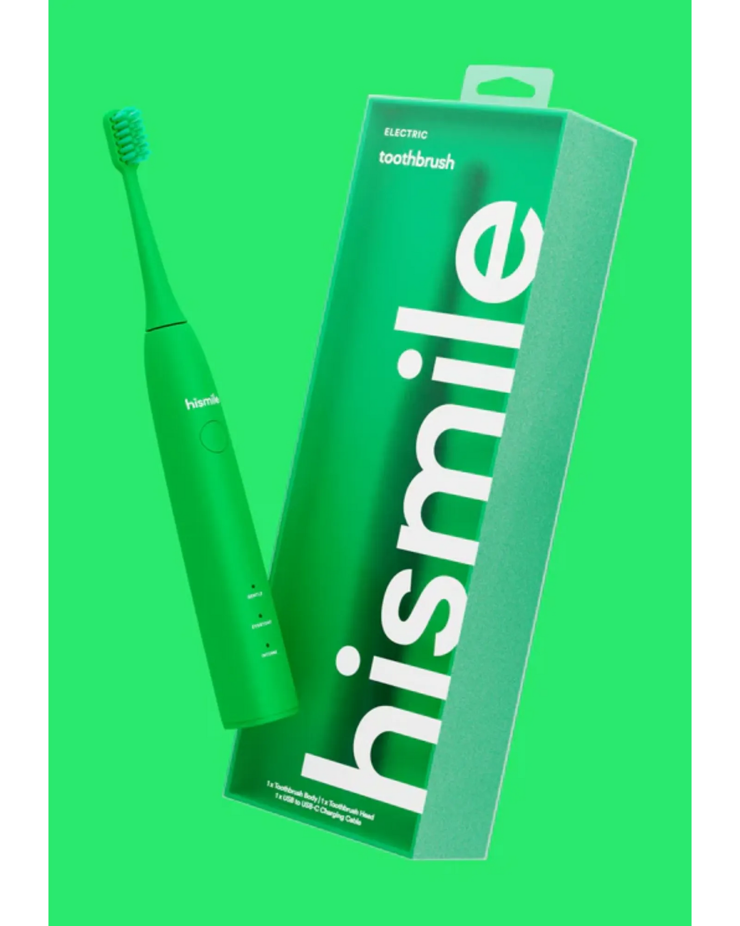 hismile Electric Toothbrush Bright Green