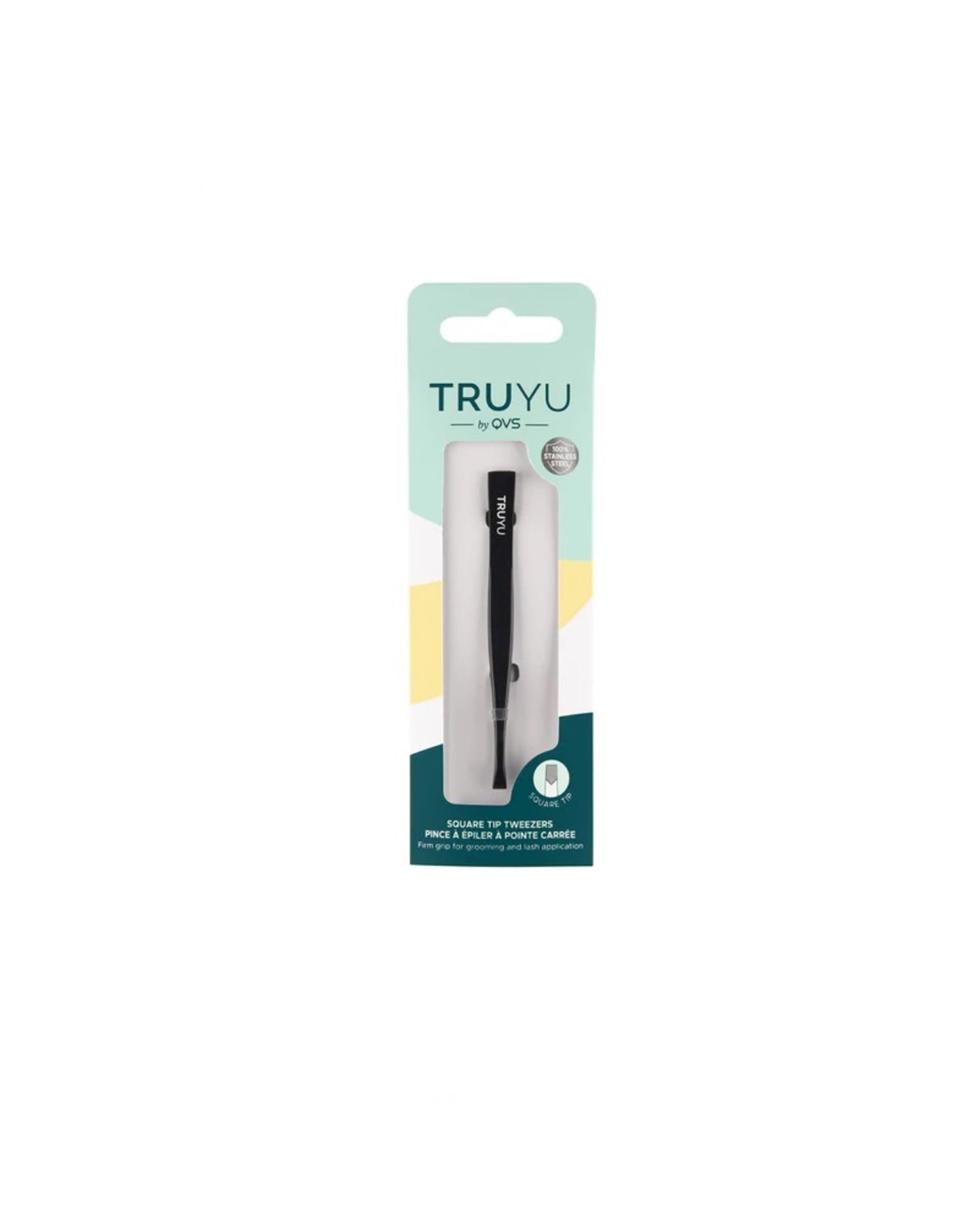 Truyu Square Tip Tweezer Black