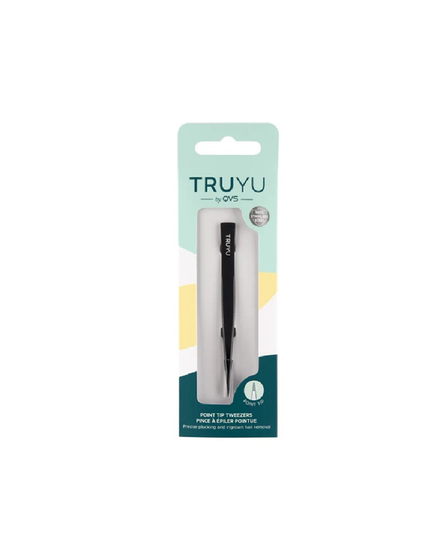 Truyu Point Tip Tweezer Black