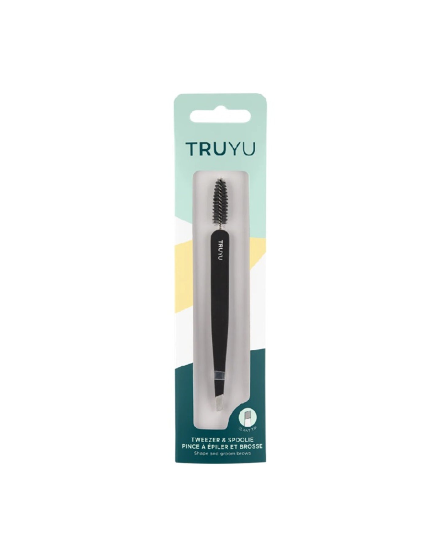 Truyu Slant Tip Tweezer & Spoolie