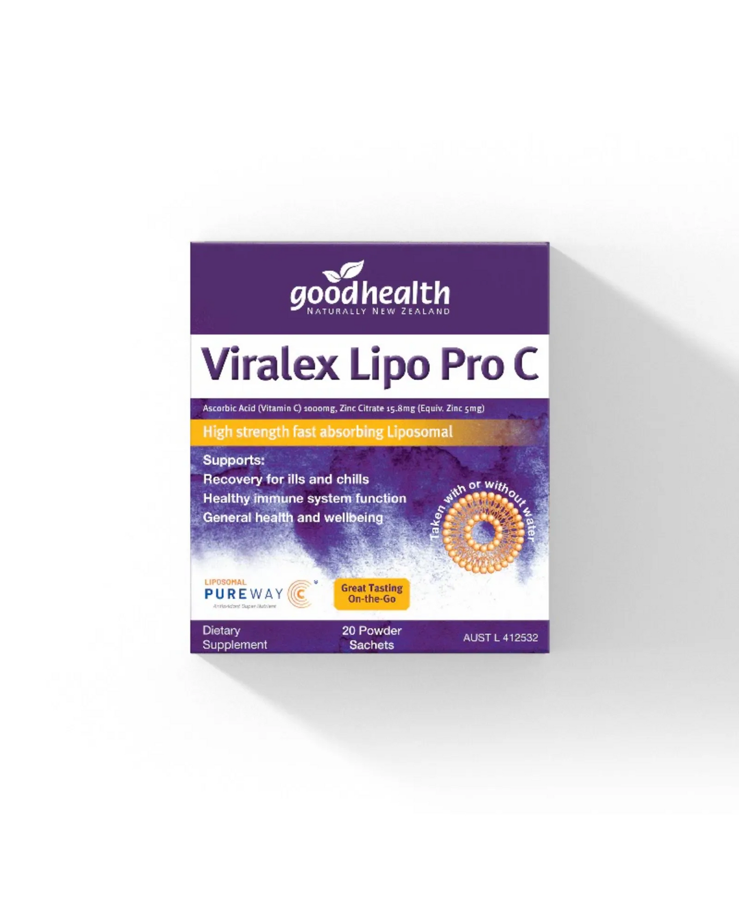 Good Health Viralex Lipo Pro C 20 Sachets