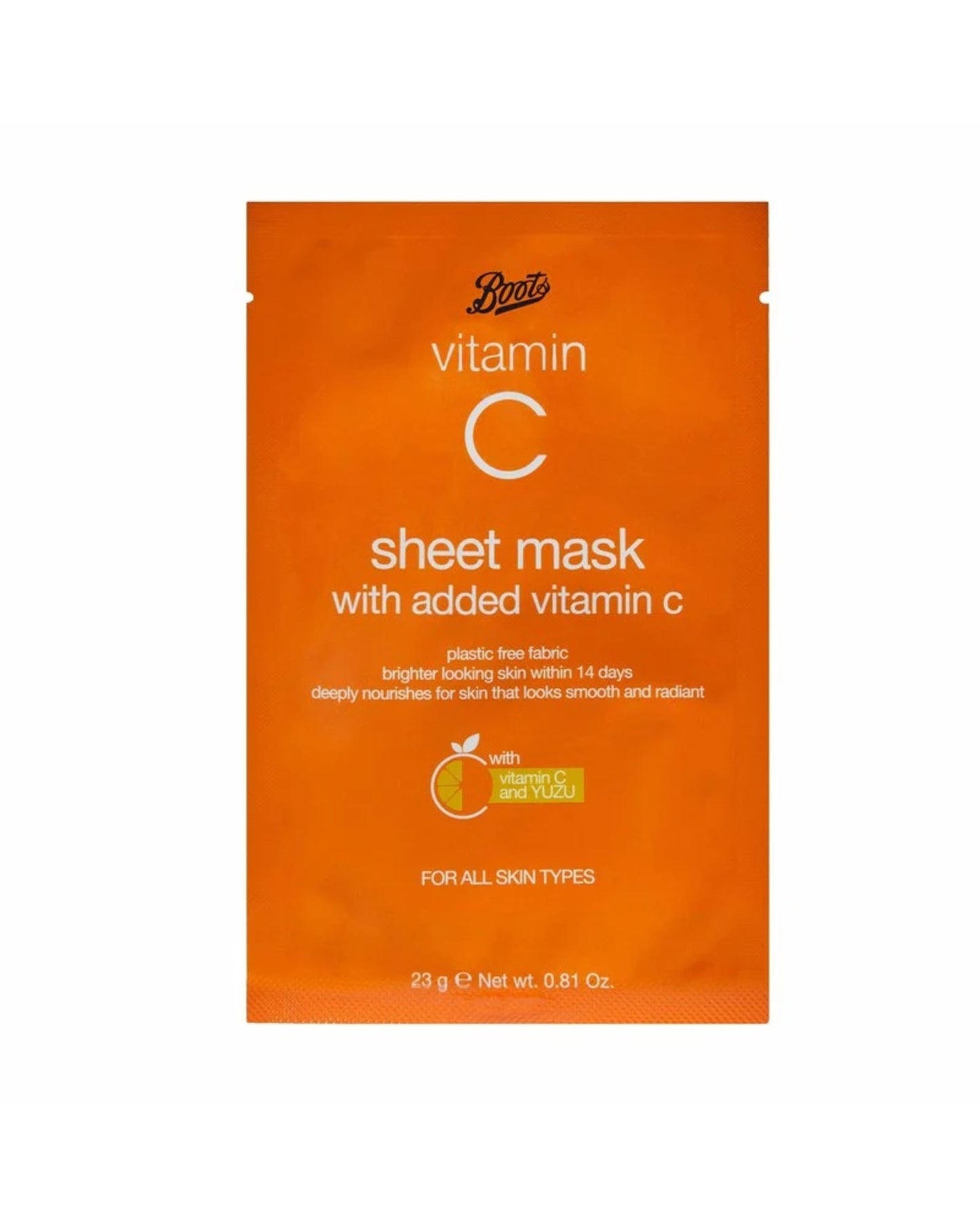 Boots Vitamin C Sheet Mask 23g