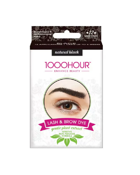 1000 Hour Lash & Brow Dye Tint Kit Natural Black