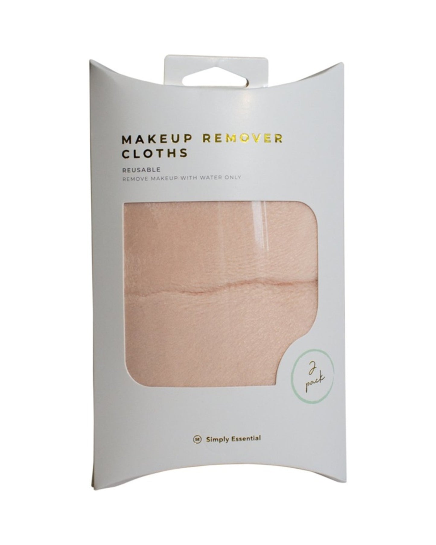 Simply Essential Makeup Remover Cloth 2pk