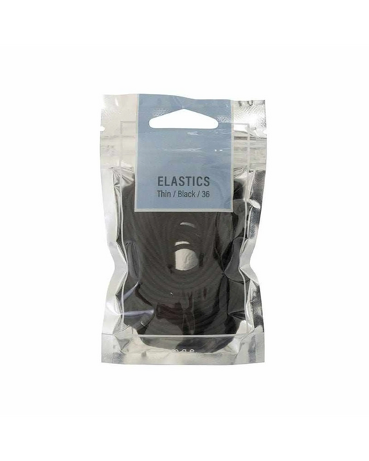Mae Elastic Thin Black 36pk