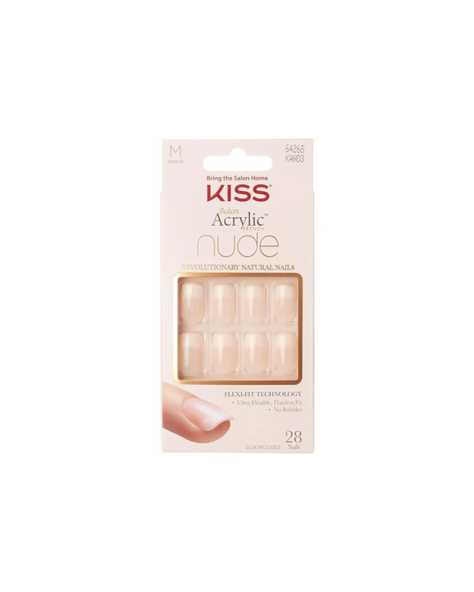 KISS Acrylic French Nude Nails Cashmere 28pk