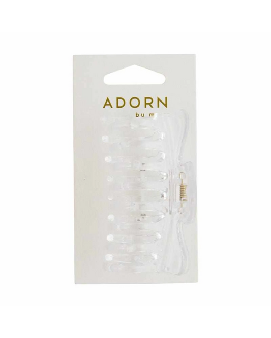 Adorn By Mae Claw Grip Large Clear