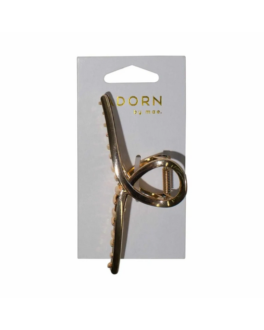 Adorn By Mae Claw Grip Gold Slim